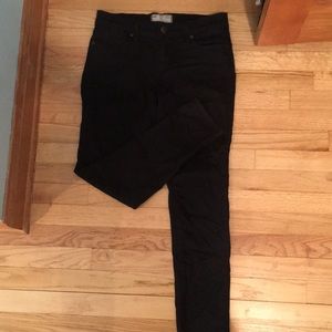 Plain Black Stretch Pants